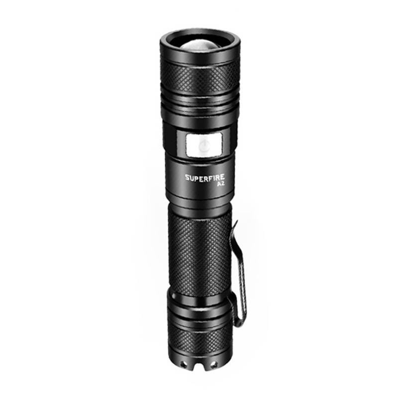 Flashlight Superfire A2, 650lm, USB