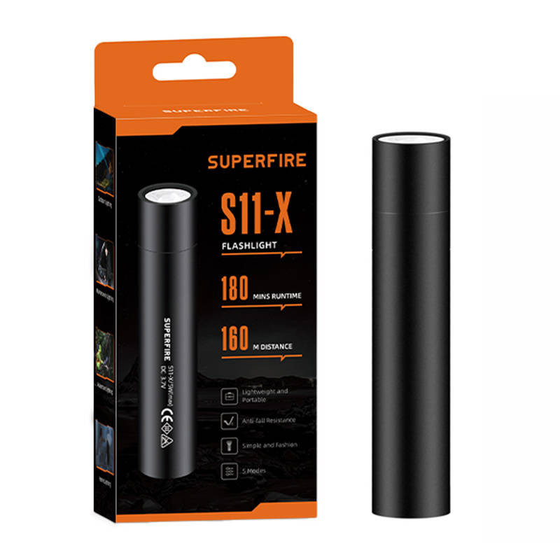 Mini flashlight Supfire S11-X, 700lm, USB