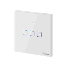 Smart Switch WiFi Sonoff T0 EU TX (3 kanalai)