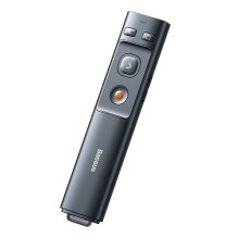 Baseus Orange Dot Multifunctionale remote control for presentation, with a laser pointer - gray