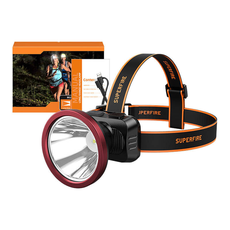 Headlamp Superfire HL52, 200lm, USB