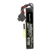 Gens ace G-Tech 25C 1000mAh 2S1P 7.4V Airsoft Gun Lipo baterija su mini Tamiya kištuku