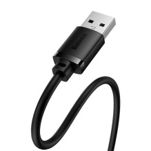 USB 3.0 prailginimo kabelis Baseus vyris į moterišką, AirJoy serija, 5m (juodas)