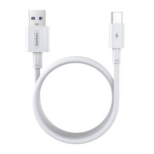 USB-C Remax Marlik laidas, 5A, 1m (baltas)