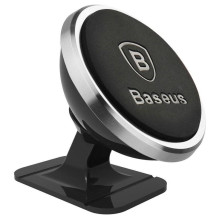 Baseus Magnetic car holder for smartphone (silver)