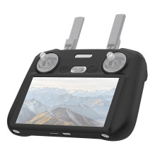 Silikoninis apsauginis dėklas PULUZ, skirtas DJI RC 2 (juodas)