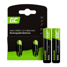 Green Cell įkraunamos baterijos lazdelės 2x AAA HR03 800mAh