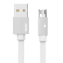 USB Micro Remax Kerolla laidas, 2m (baltas)