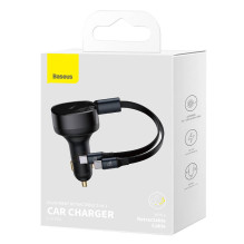 Car Charger Baseus Enjoyment with cable USB-C, 33W (Black)