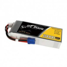 TATTU 10000mAh 14,8V 30C 4S1P Lipo baterijų paketas su EC5