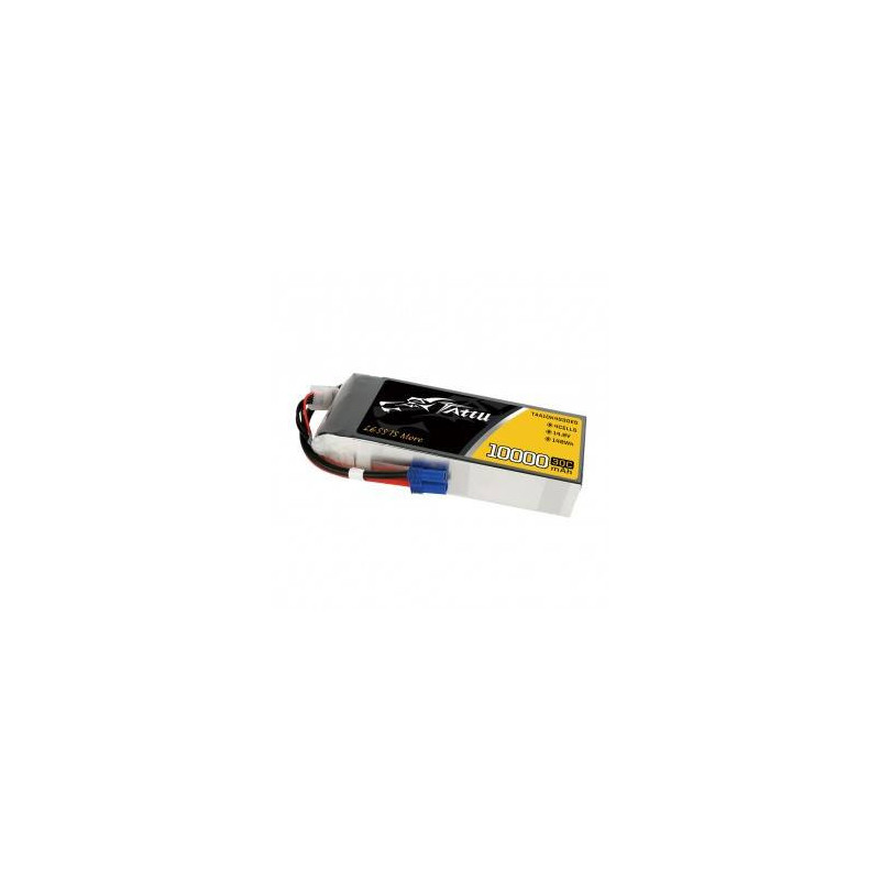 TATTU 10000mAh 14.8V 30C 4S1P Lipo Battery Pack with EC5