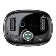 Siųstuvas FM Baseus T tipo S-09 Bluetooth (juodas)