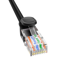 „Baseus Ethernet CAT5“, 8 m tinklo kabelis (juodas)