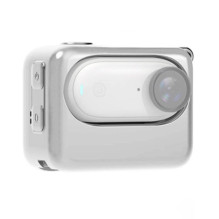 PULUZ silikoninis dėklas su fotoaparato įkrovimo funkcija, skirtas Insta360 GO 3 / GO 3S (baltas)