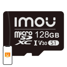 Atminties kortelė IMOU 128GB microSD (UHS-I, SDHC, 10 / U3 / V30, 95 / 38)