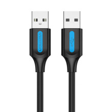 USB 2.0 laidas Vention COJBC 2A 0,25m Black PVC