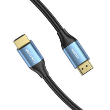 HDMI 2.0 kabelio ventiliacija ALHSK, 8m, 4K 30Hz, 30AWG (mėlyna)