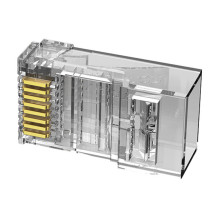 Modulinė RJ45 Cat.5E UTP jungties ventiliacija IDBR0-50 permatoma pakuotė po 50 vnt.