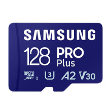 Atminties kortelė Samsung PRO Plus SDXC 128 GB U3 A2 V30 (MB-MD128SA / EU)