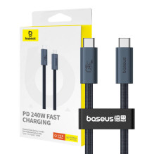 Greitas įkrovimas USB-C Baseus Flash 240W 1m (juoda)