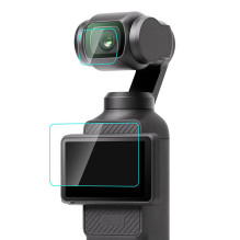 Grūdinto stiklo lęšis ir ekrano apsauga DJI OSMO Pocket 3