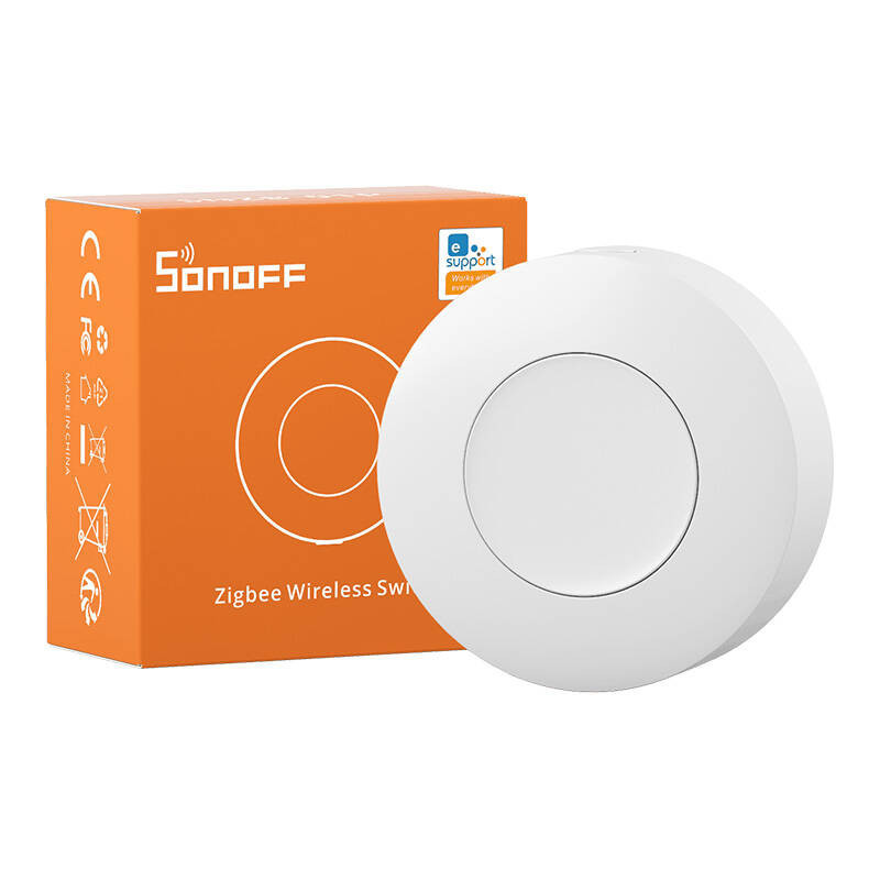 Smart Zigbee Wireless Button Sonoff SNZB-01P (round remote)