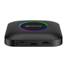 Carlinkit TBOX PLUS LED belaidis adapteris, 4G / 64G, Apple Carplay / Android Auto (juodas)