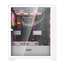 Computer case Darkflash DRX70 MESH + 4 RGB fans (white)