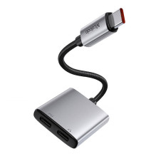 2in1 garso adapteris Mcdodo CA-5570 2in1 USB-C į 2x USB-C