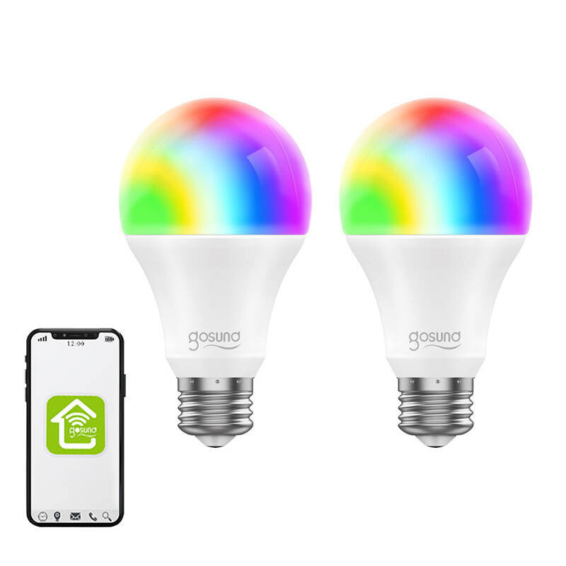 Smart Bulb WiFi RGB LED Gosund WB4-2 E27 (2-pack) Tuya