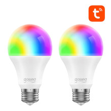 Smart Bulb WiFi RGB LED Gosund WB4-2 E27 (2 pakuotės) Tuya