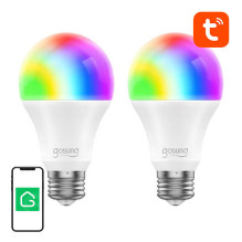 Smart Bulb WiFi RGB LED Gosund WB4-2 E27 (2 pakuotės) Tuya