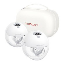 Dvigubas krūties siurblys Momcozy M5 (baltas)