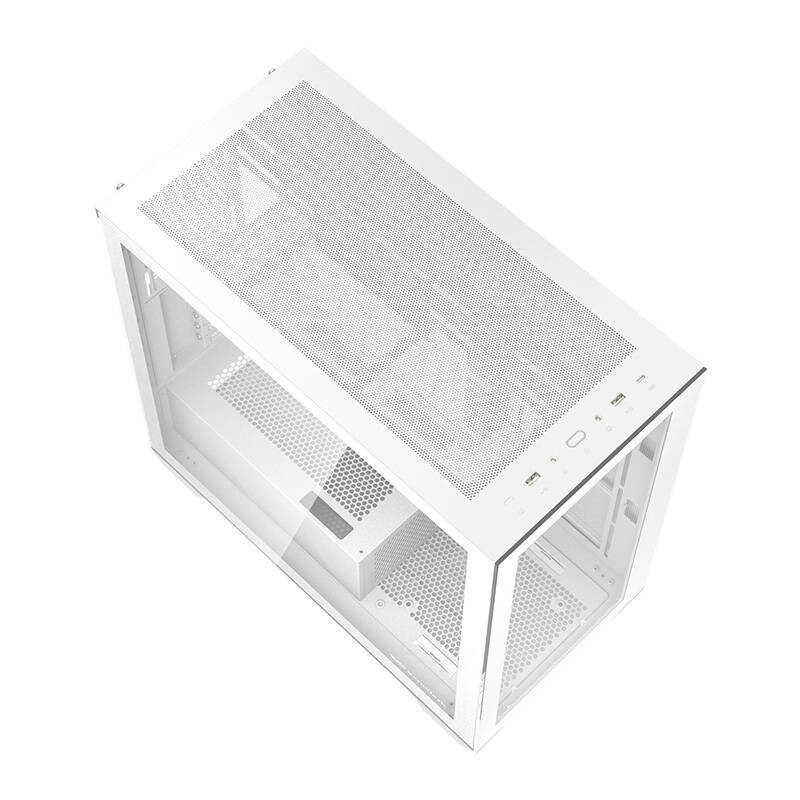 Dakflash DLX4000 Computer Case glass (white)