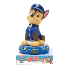 Naktinė lempa 3D figūrėlė Chase Paw Patrol KiDS licencija