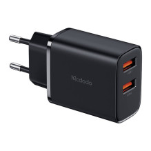 Mcdodo CH-5070 USB-A*2 tinklo įkroviklis, 12W (juodas)