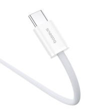 Baseus Superior 2 100W 1m USB-C į USB-C greito įkrovimo laidas (baltas)