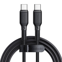 GaN Mcdodo CH-1543 tinklo įkroviklis, 2x USB-C, 1x USB, 67W + USB-C į USB-C 2m laidas (juodas)