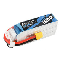 Gens ace 1800mAh 22.2V 45C 6S1P Lipo baterijų paketas