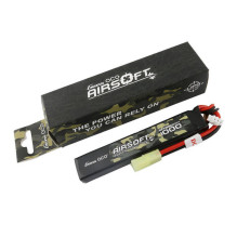 Gens ace 25C 1000mAh 2S1P 7.4V Airsoft Gun Lipo baterija su mini Tamiya kištuku