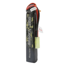 Gens ace 25C 1000mAh 3S1P 11.1V Airsoft Gun Lipo baterija su mini Tamiya kištuku