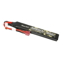 Gens ace 25C 1500mAh 2S1P 7.4V Nunchuck 2X Airsoft Gun Lipo baterija su T kištuku