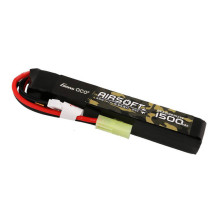 Gens ace 25C 1500mAh 3S1P 11.1V Airsoft Gun Lipo baterija su mini Tamiya kištuku