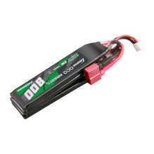 Gens ace 25C 800mAh 3S1P 11.1V NUNCHUCK 3X Airsoft Gun Lipo baterija su Deans(T) kištuku