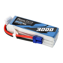 Gens ace 3000mAh 22.2V 60C 6S1P Lipo Battery Pack su EC5 kištuku