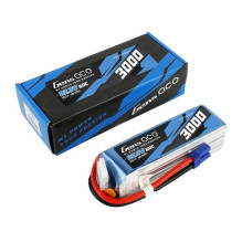 Gens ace 3000mAh 22.2V 60C 6S1P Lipo Battery Pack su EC5 kištuku