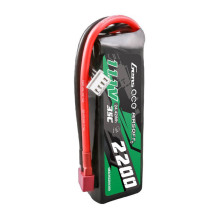 Gens ace 35C 2200mAh 3S1P 11.1V Airsoft Gun Lipo Battery with T Plug