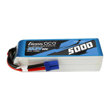 Gens ace 5000mAh 22.2V 60C 6S1P Lipo baterijų paketas