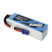 Gens ace 5000mAh 22.2V 60C 6S1P Lipo baterijų paketas