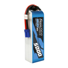 Gens ace 5000mAh 22.2V 60C 6S1P Lipo baterijų paketas